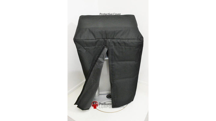 LCD Digital Display Lectern H2W Aluminum Lectern-Protective Cover-LCD Digital Display Lecterns-Podiums Direct