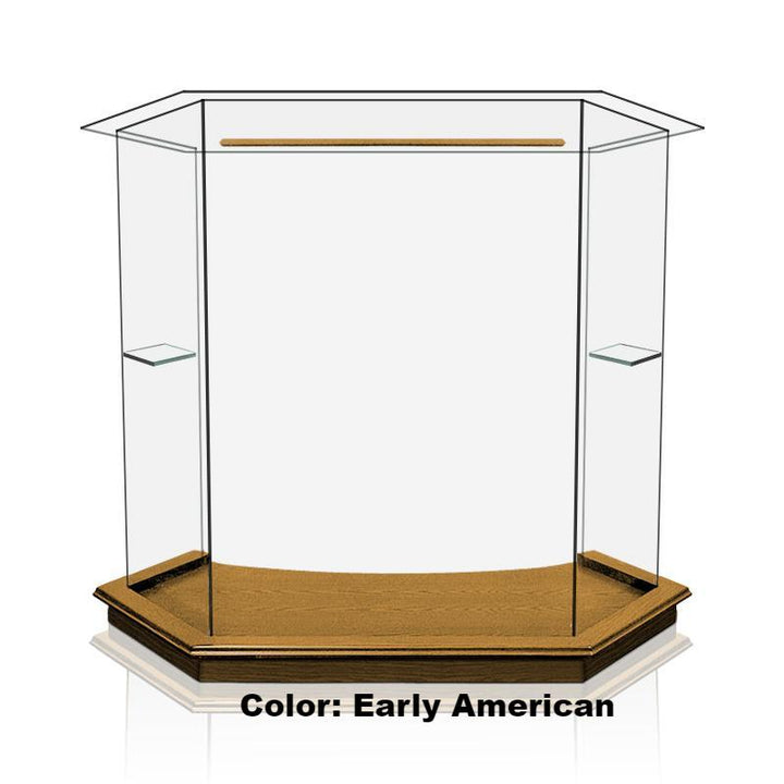 Glass Pulpit NC8/NC8G Prestige The PRESTIGE-Early American-Glass Pulpits, Podiums and Lecterns and Communion Tables-Podiums Direct