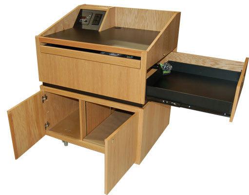 Multimedia Lectern Liberator-Pull-out Shelf-Multimedia Podiums and Lecterns-Podiums Direct