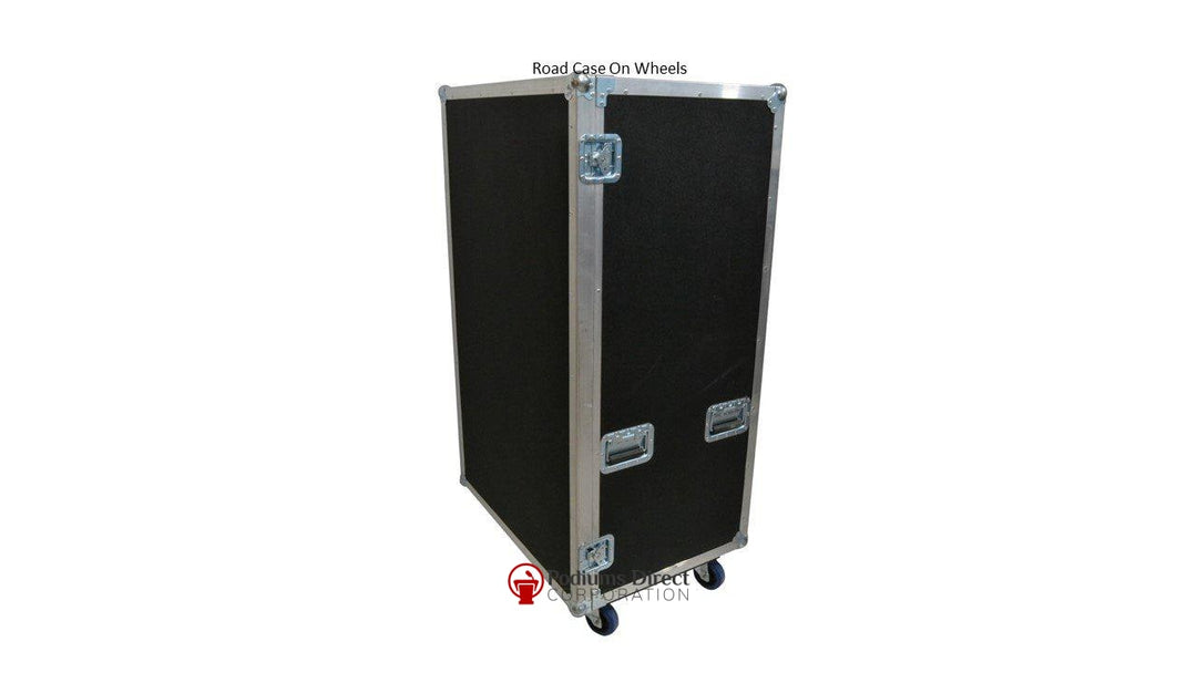 LCD Digital Display Lectern H2W Aluminum Lectern-Roadcase-LCD Digital Display Lecterns-Podiums Direct