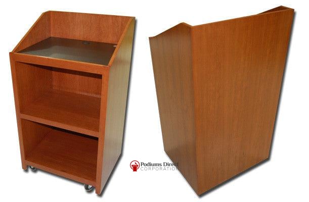 Handcrafted Solid Hardwood Lectern Spartan-Handcrafted Solid Hardwood Pulpits, Podiums and Lecterns-Podiums Direct