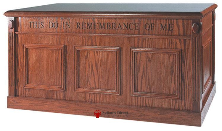 Communion Table TCT-105-Communion Tables and Altars-Podiums Direct