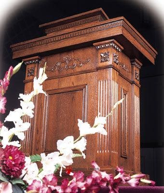 Church Pulpit Set TSP-120-Pulpit-Pulpit Sets-Podiums Direct