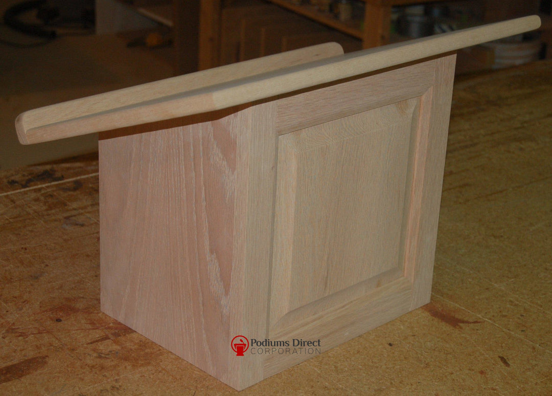 Tabletop Lectern TT Raised Panel-Unstained-Tabletop Lecterns -Podiums Direct
