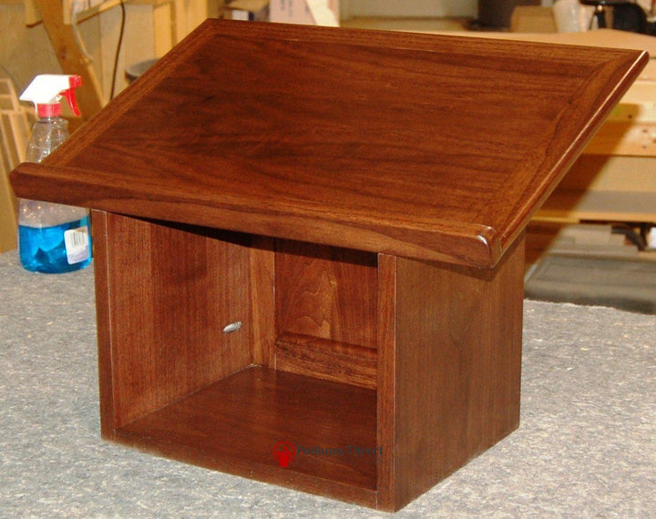 Tabletop Lectern TT Raised Panel-Back View-Tabletop Lecterns -Podiums Direct