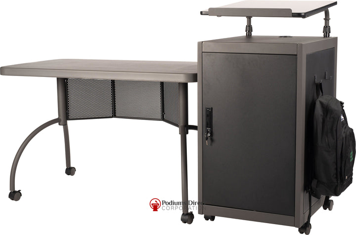 Non Sound Lectern Oklahoma Sound Teacher's WorkPod-Angle View-Podiums Direct