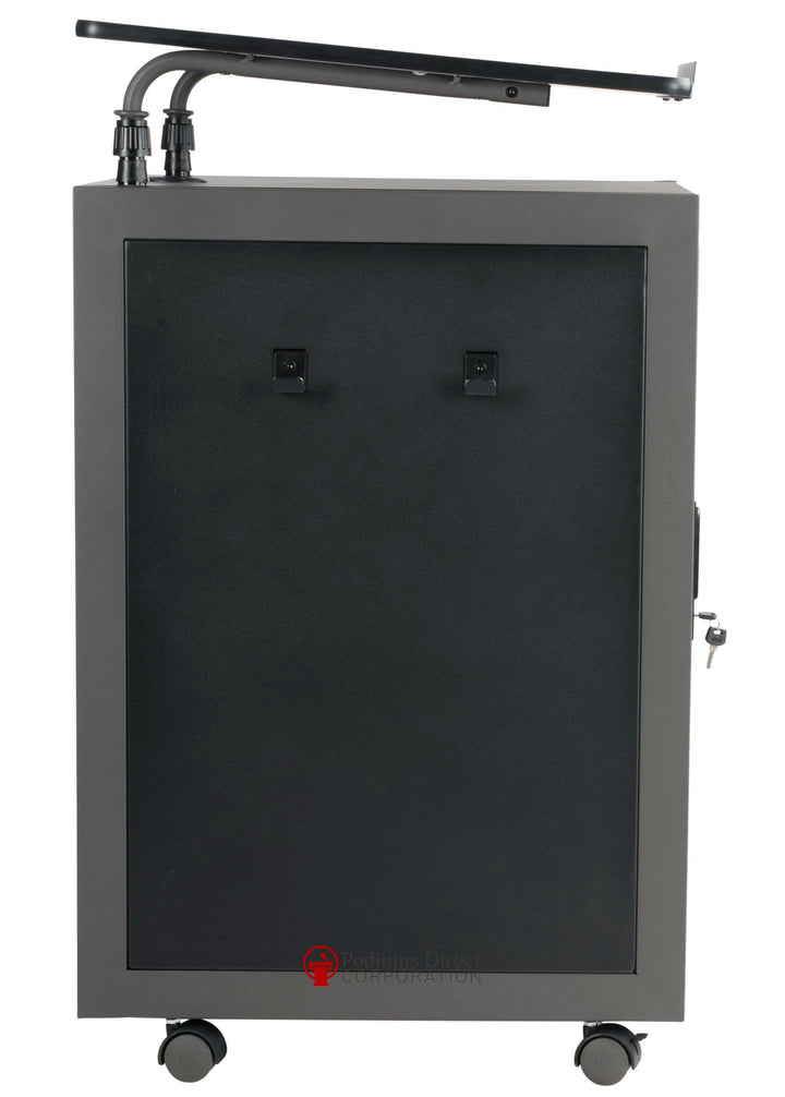 Non Sound Lectern Oklahoma Sound WorkPod Lectern-Side View-Podiums Direct