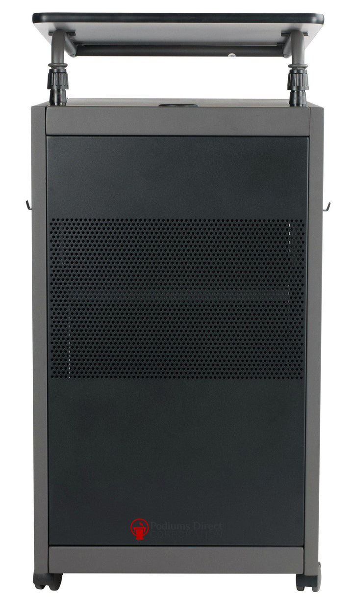 Non Sound Lectern Oklahoma Sound WorkPod Lectern-Front View-Podiums Direct