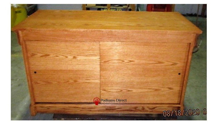 Communion Table NO 900 Closed Style-Back-Communion Tables and Altars-Podiums Direct