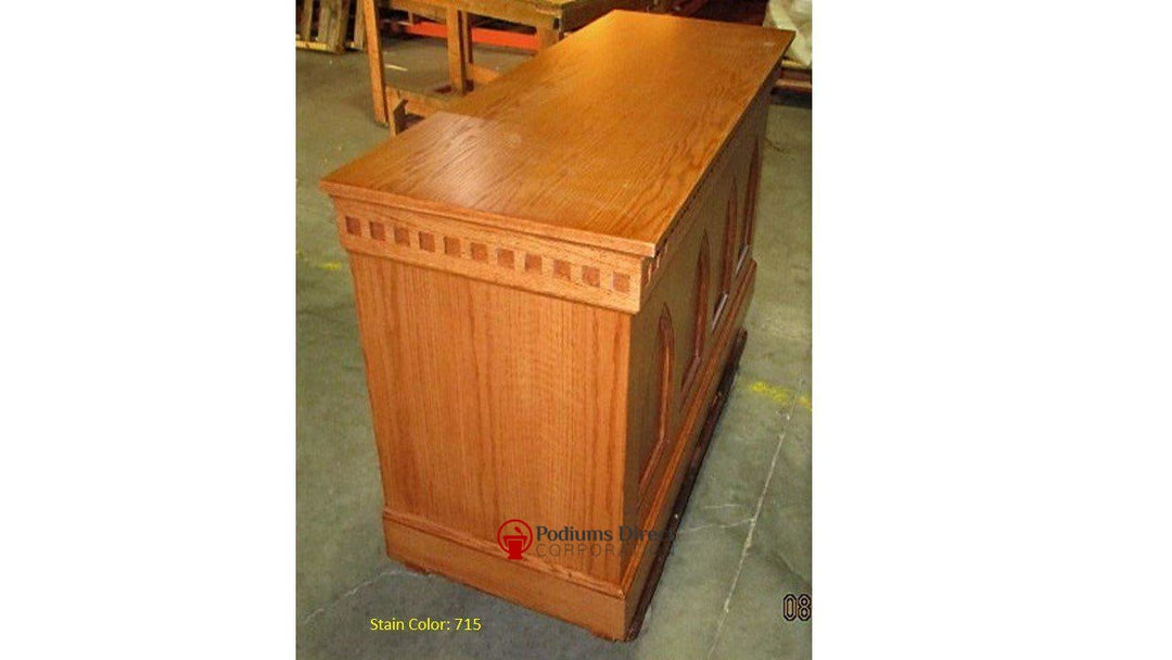 Communion Table NO 900 Closed Style-Side-Communion Tables and Altars-Podiums Direct
