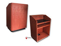 Handcrafted Solid Oak Lectern with Deep Reveals: Providence