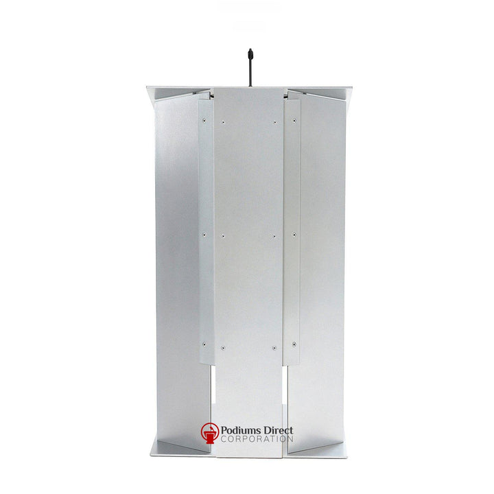 Contemporary Lectern and Podium K-6-Aluminum Front-Contemporary Lecterns and Podiums-Podiums Direct