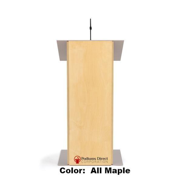 Contemporary Lectern and Podium K-2-Front View-Contemporary Lecterns and Podiums-Podiums Direct