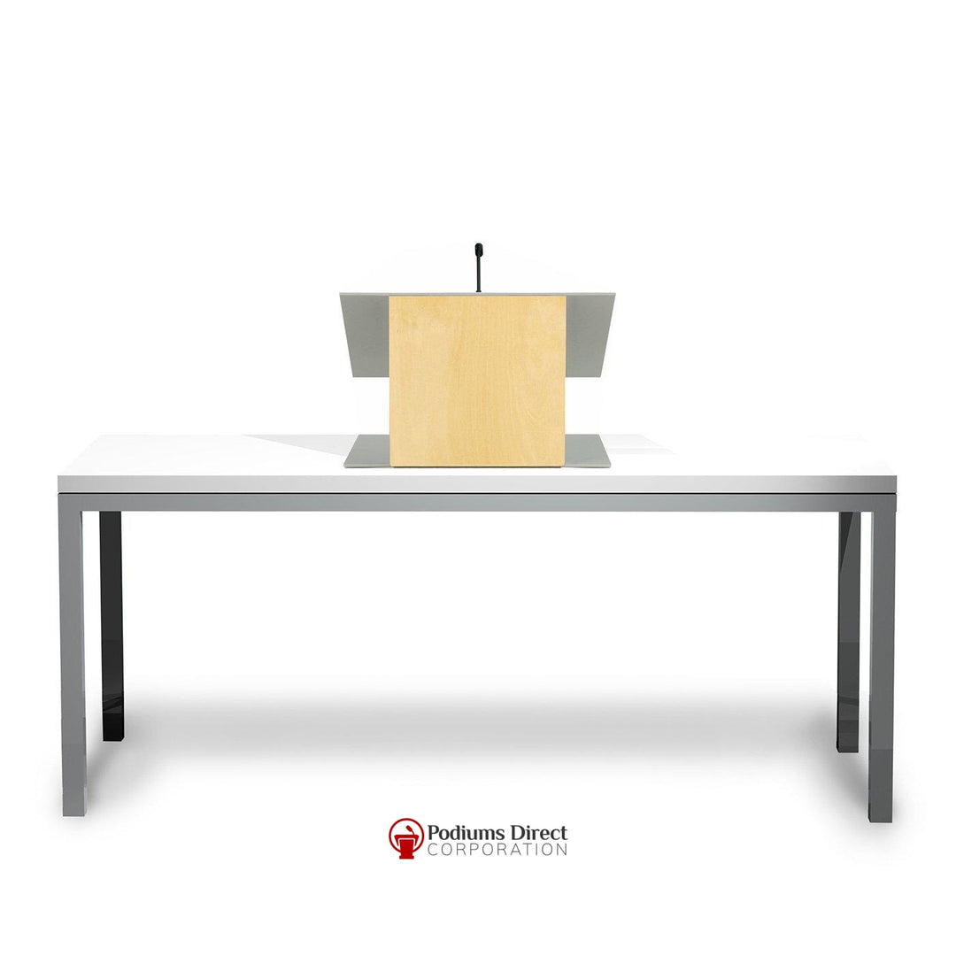 Contemporary Table Top Lectern K-9-Front View-Contemporary Lecterns and Podiums-Podiums Direct