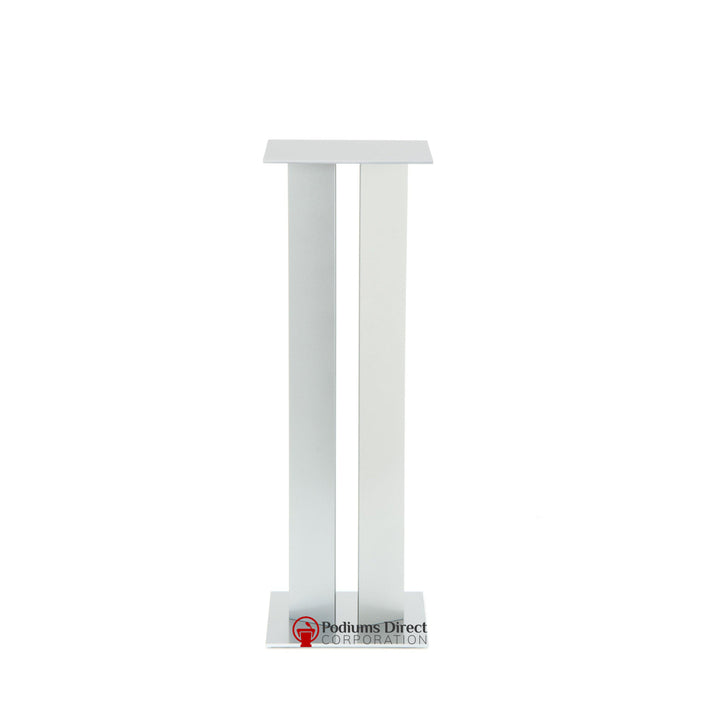 Contemporary Aluminum Side Table TA1-Front View-Tithe Boxes, Baptismal Font, Flower Stands, and Offering Tables-Podiums Direct