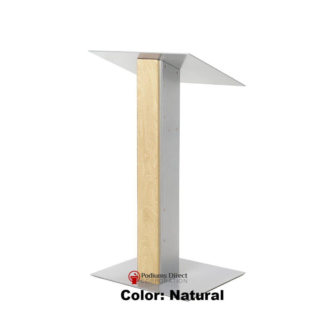 Contemporary Lectern and Podium Y-5-Natural-Contemporary Lecterns and Podiums-Podiums Direct