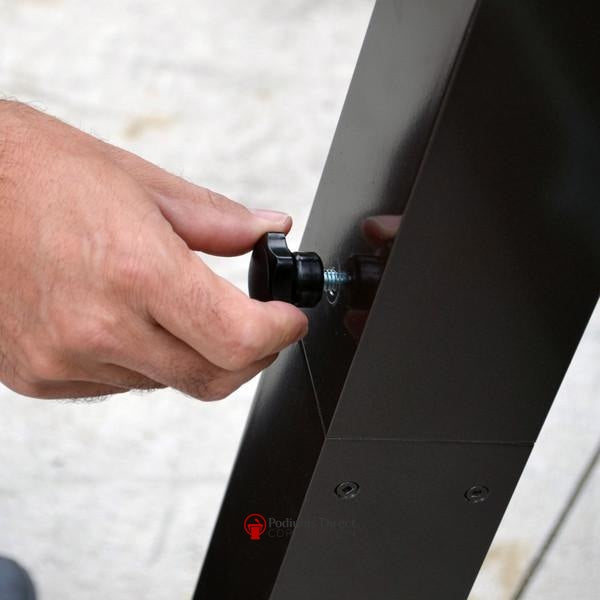 Portable Presentation Lectern Y-7-Knob Detail-Portable Presentation Lecterns-Podiums Direct