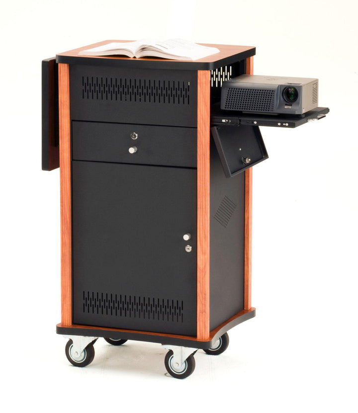 Presentation Cart WZD Oklahoma Sound The Wizard-Presentation AV Tablet Laptop Carts and Plasma LCD Stands-Podiums Direct
