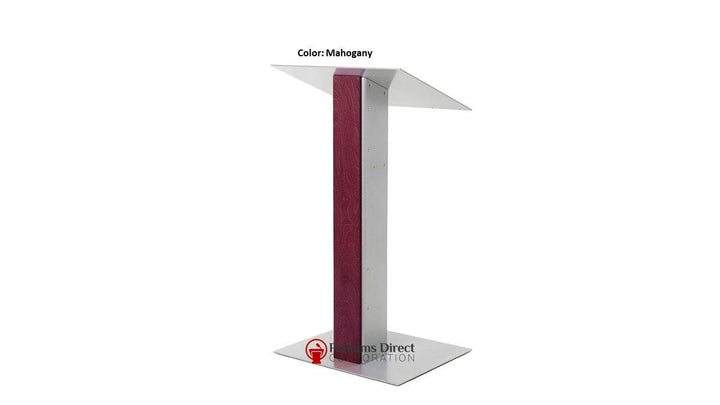 Contemporary Lectern and Podium Y-5-Mahogany-Contemporary Lecterns and Podiums-Podiums Direct