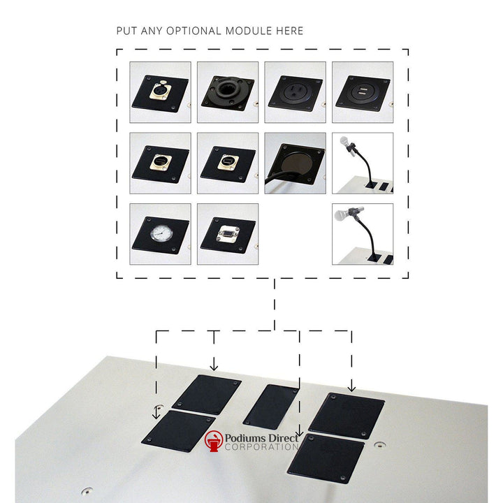 Contemporary Lectern and Podium Y-55 - FREE SHIPPING!