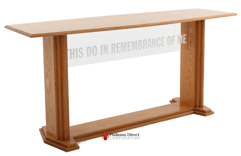Church Pulpit Set 702-Communion Table 707-Pulpit Sets-Podiums Direct