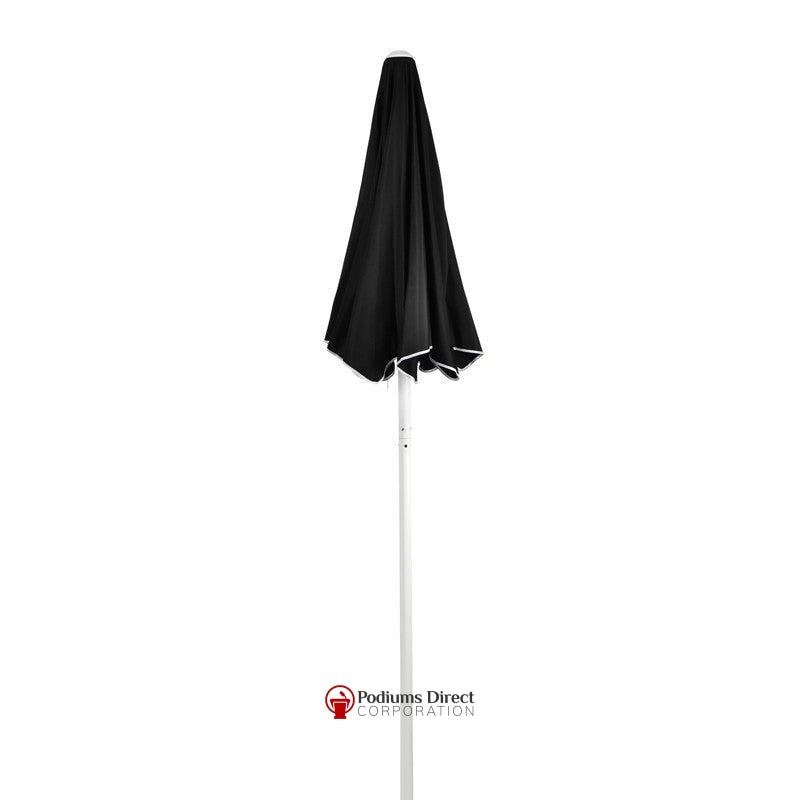 Valet Podium Aluminum Frame Umbrella-Folded Down-Valet Podiums, Security, and Host Stations-Podiums Direct