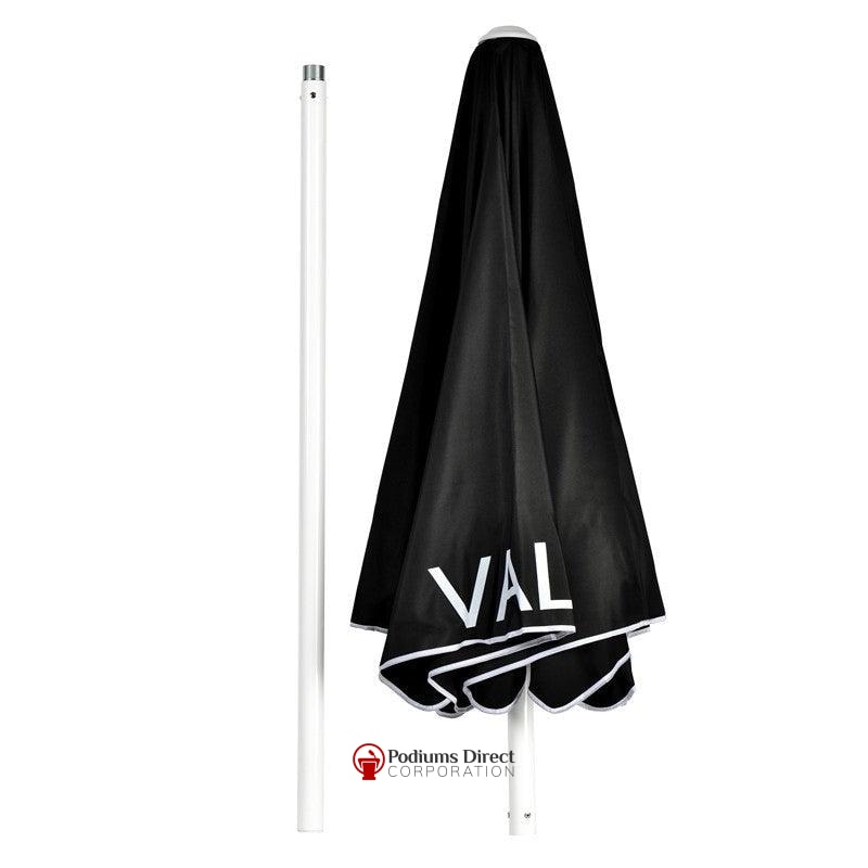 Valet Podium Aluminum Frame Umbrella-Taken Apart-Valet Podiums, Security, and Host Stations-Podiums Direct