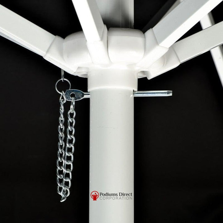 Valet Podium Aluminum Frame Umbrella