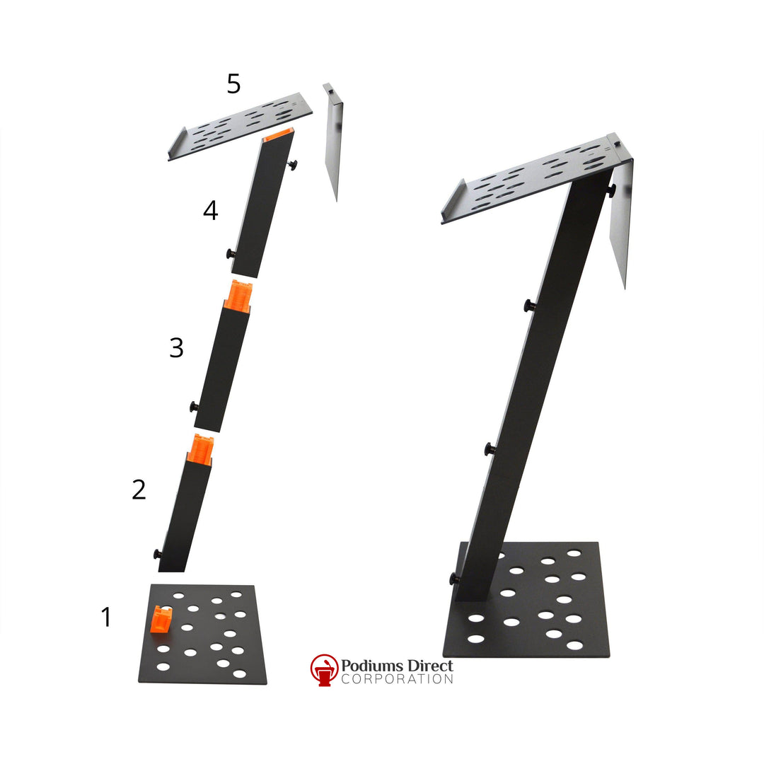 Portable Presentation Lectern Y-7-Sections Details-Portable Presentation Lecterns-Podiums Direct