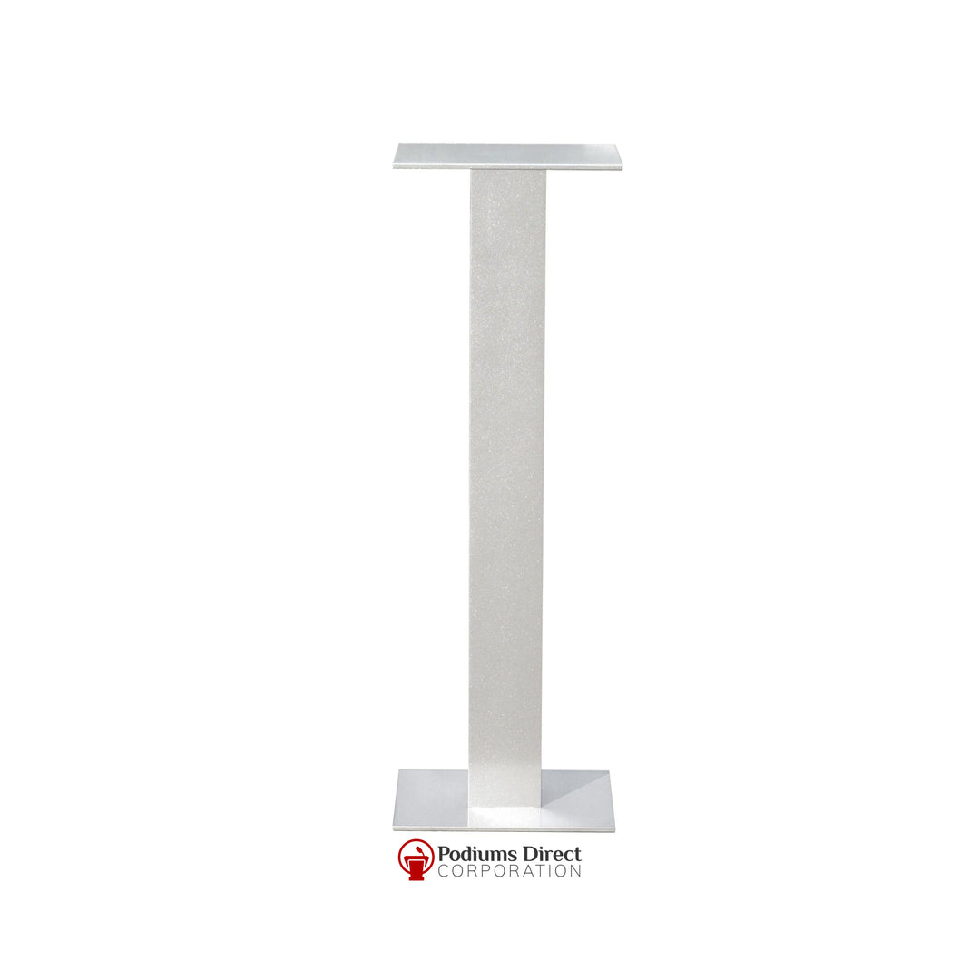 Contemporary Aluminum Side Table TA3-Tithe Boxes, Baptismal Font, Flower Stands, and Offering Tables-Podiums Direct