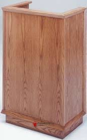Church Wood Pulpit Single NO 401-Church Solid Wood Pulpits, Podiums and Lecterns-Podiums Direct