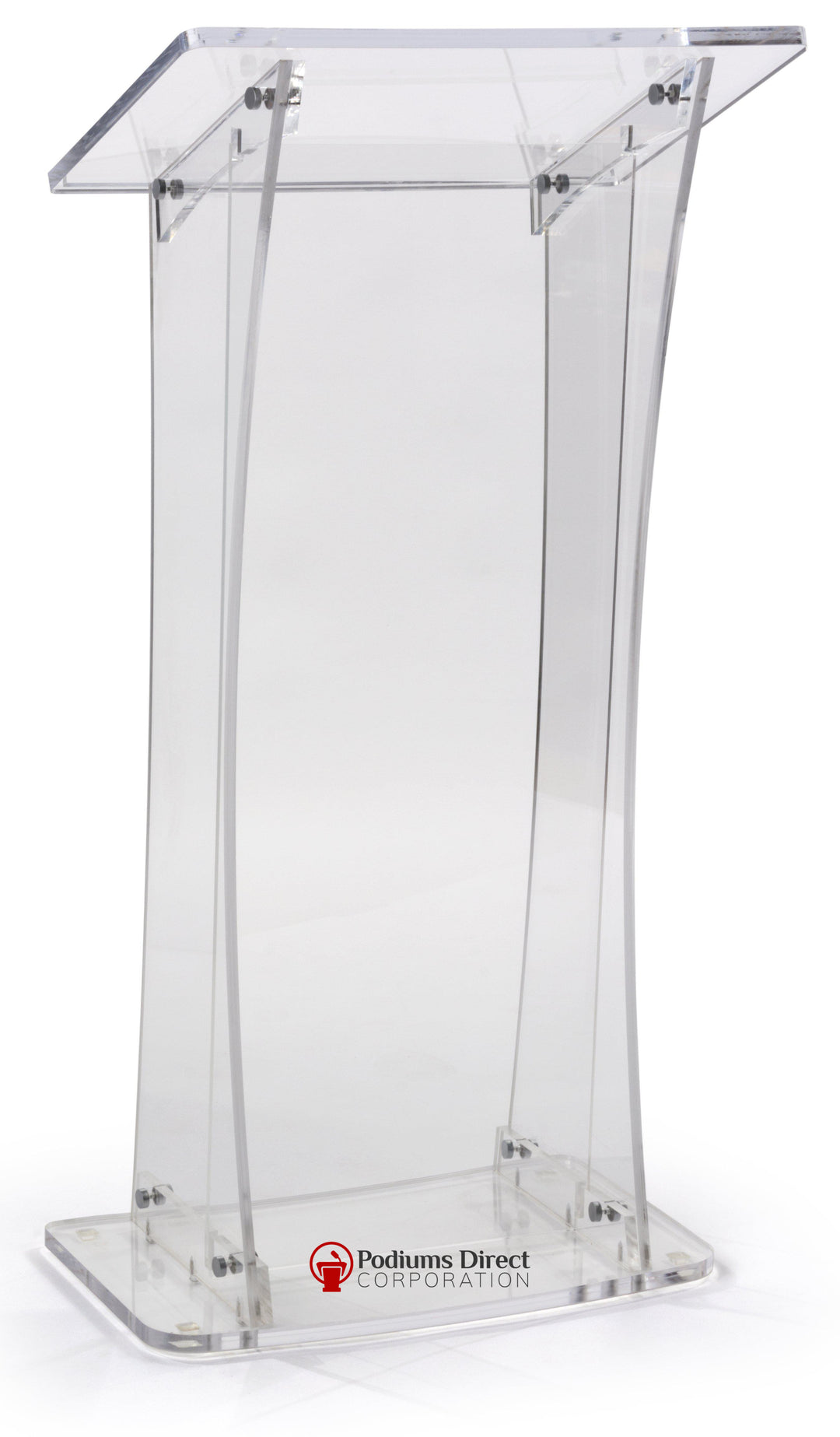 Acrylic Lectern With Portable Design-Acrylic Pulpits, Podiums and Lecterns-Podiums Direct