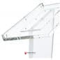 Acrylic Lectern Clear Podium Series-Top View-Acrylic Pulpits, Podiums and Lecterns-Podiums Direct
