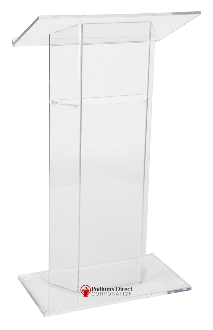 Acrylic Lectern SN3050-Acrylic Pulpits, Podiums and Lecterns-Podiums Direct