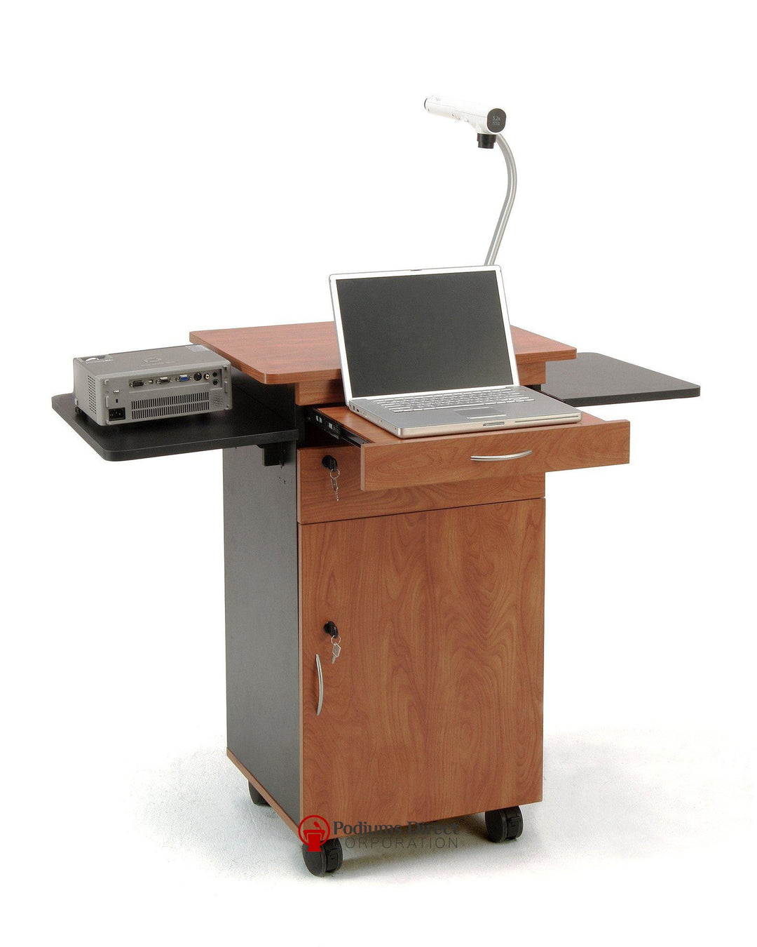 Multi Media Cart MMC Oklahoma Sound-Presentation AV Tablet Laptop Carts and Plasma LCD Stands-Podiums Direct