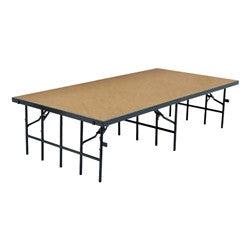 S488HB Portable Stage W/Hardboard By National Public Seating