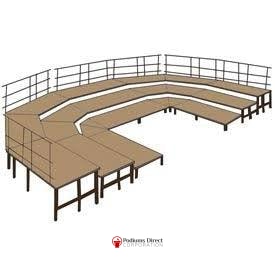 SCRC36HB Stage Set W/Hardboard By National Public Seating