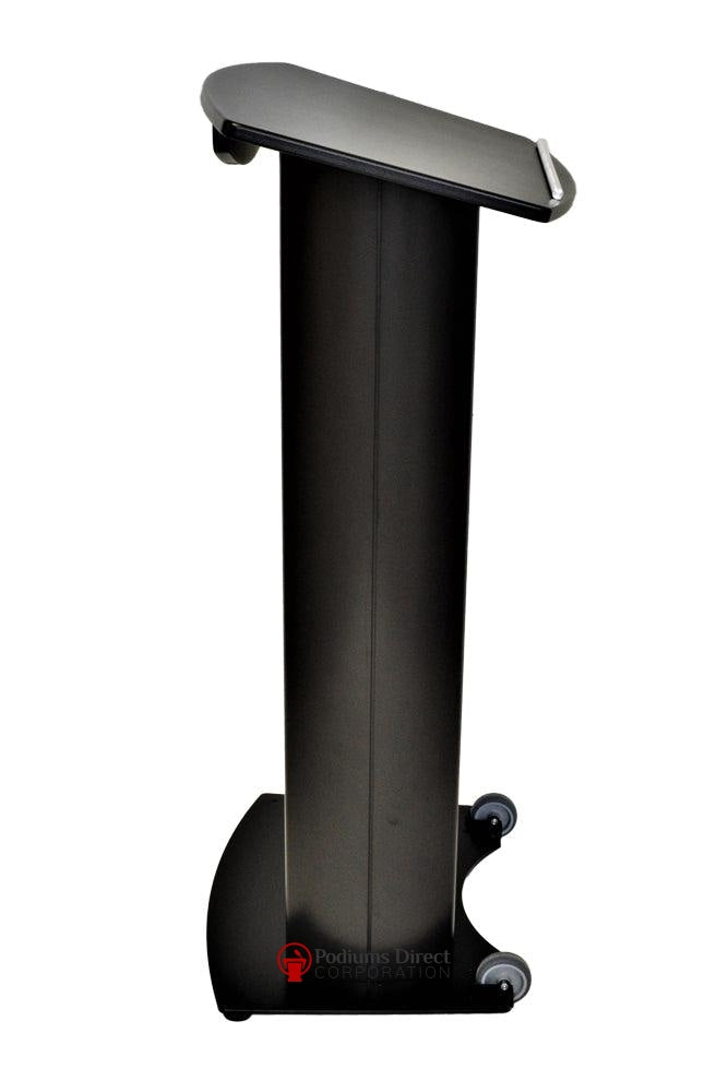 Contemporary Lecterns and Podiums VH1 Deluxe Aluminum Lectern-Side-Contemporary Lecterns and Podiums-Podiums Direct