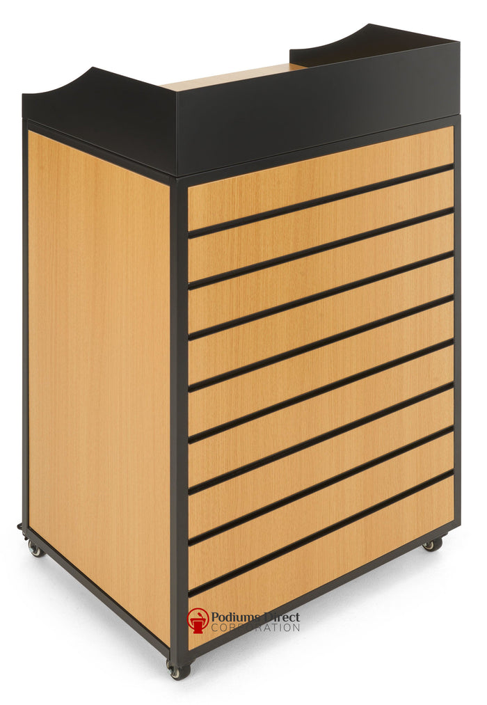 Host Station 24" With Slatwall Front