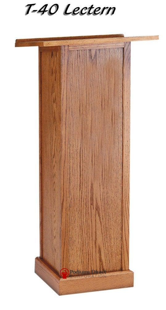 Portable Presentation Lectern T-40 Speaker Stand-Portable Presentation Lecterns-Podiums Direct