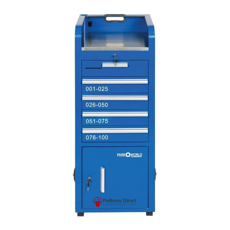 Valet Podium With 100 Key Slot Cabinet - FREE SHIPPING!