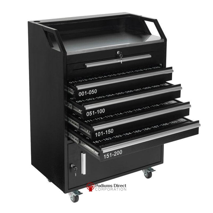 Valet Podium With 200 Key Slot Cabinet-Key Slots-Valet Podiums, Security, and Host Stations-Podiums Direct