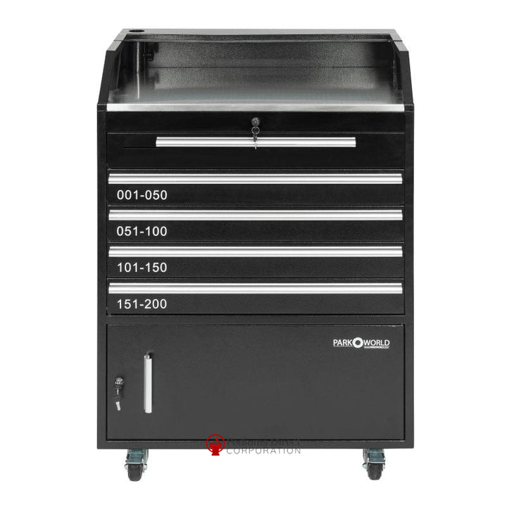 Valet Podium With 200 Key Slot Cabinet-Valet Podiums, Security, and Host Stations-Podiums Direct