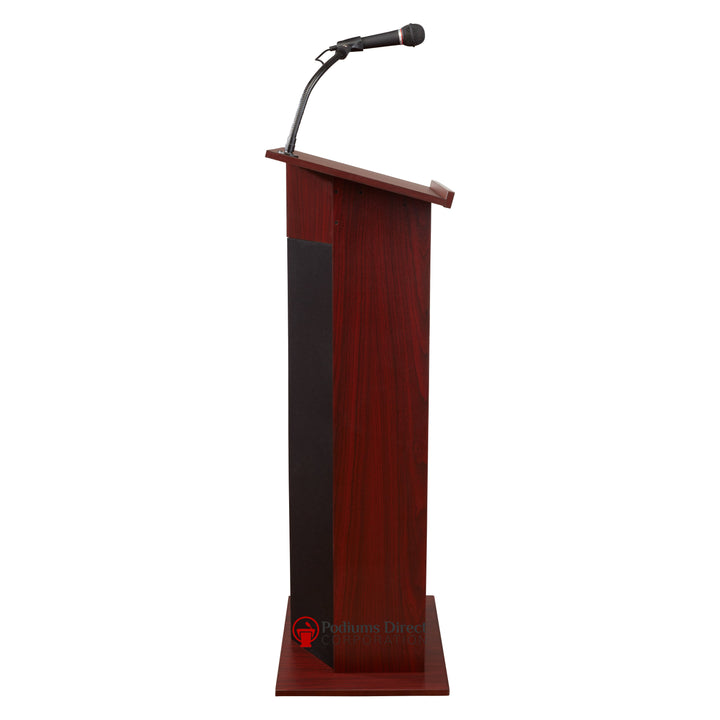 Sound Lectern 111PLS Oklahoma Sound Power Plus-Side Mahogany-Sound Podiums and Lecterns-Podiums Direct