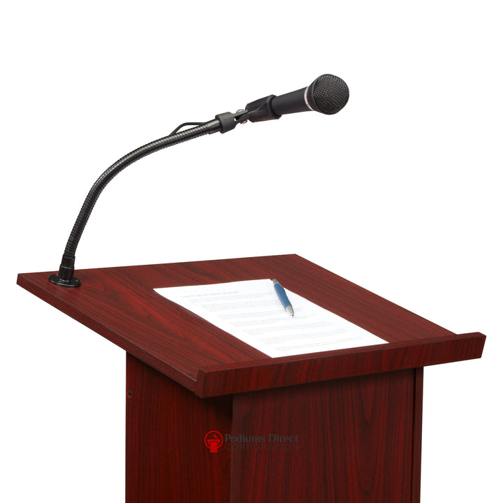 Sound Lectern 111PLS Oklahoma Sound Power Plus-Reading Surface Mahogany-Sound Podiums and Lecterns-Podiums Direct