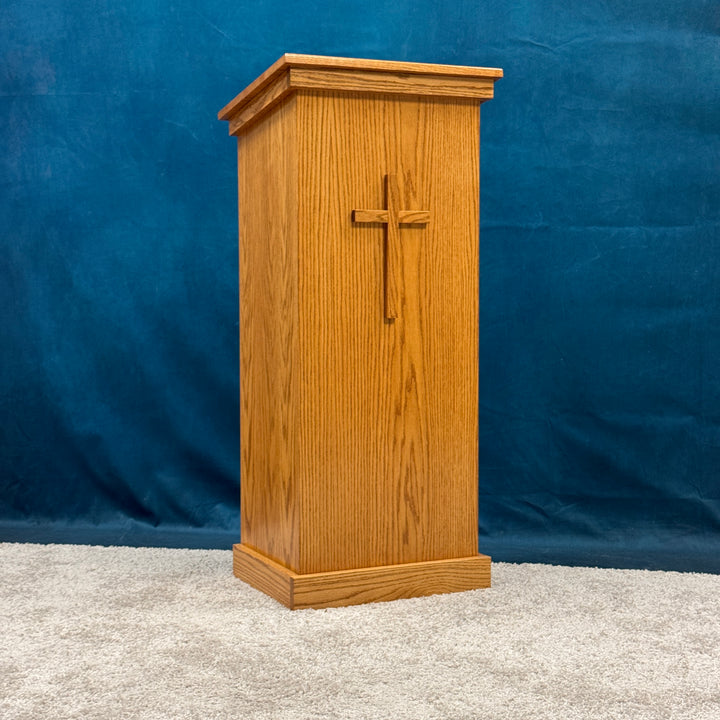 Portable Oak Wood Podium FPL245 - FREE SHIPPING!