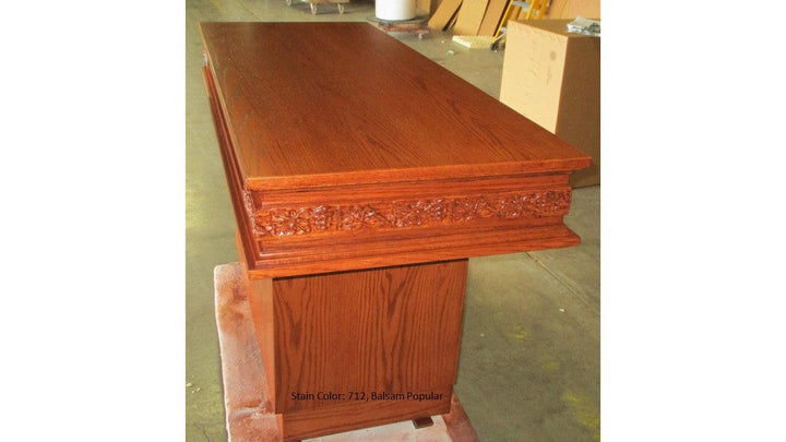 Communion Table NO 560 Pedestal-Side View Balsam Popular-Communion Tables and Altars-Podiums Direct