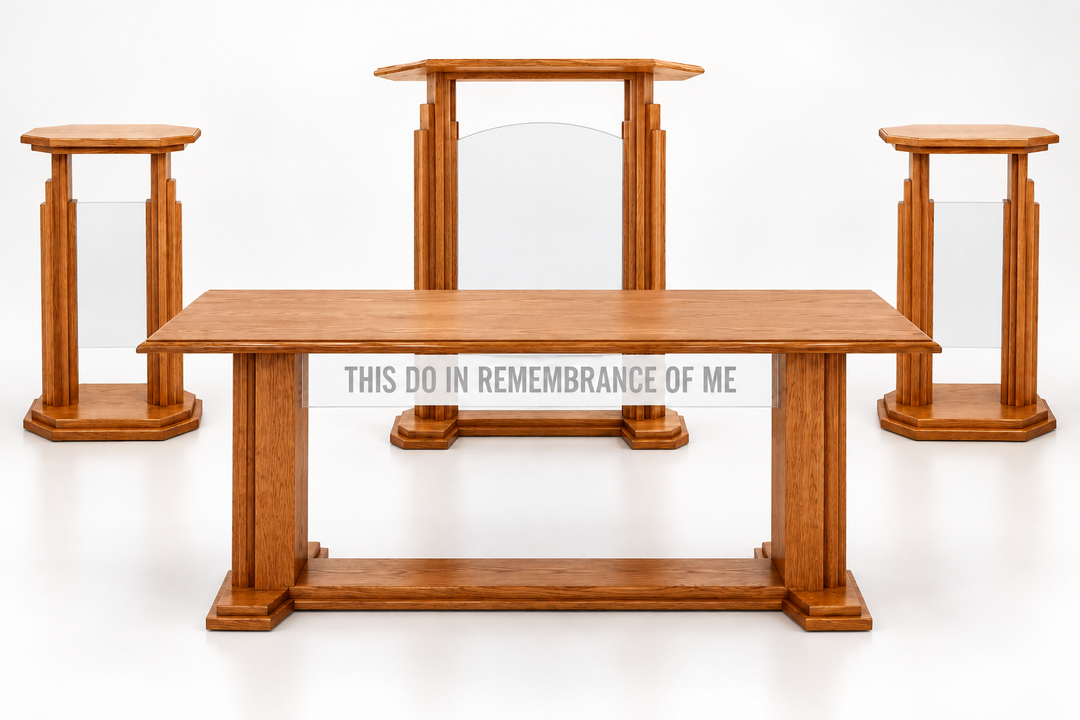 701 Proclaimer four-piece non-chair set — Medium Oak #43