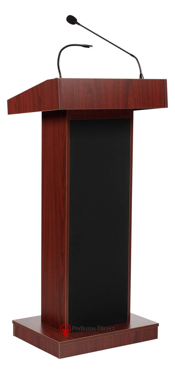 Sound Lectern 800X Oklahoma Sound "The Orator" Fixed Height-Angle Mahogany-Sound Podiums and Lecterns-Podiums Direct