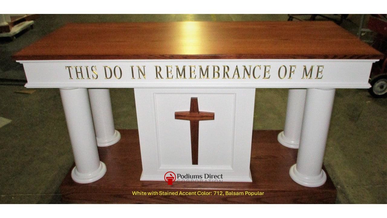 Communion Table Custom 810 – Podiums Direct